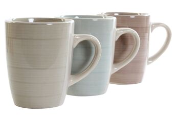 MUG GRÈS 12.5X8.5X11 360 ML, 3 ASSORTIMENTS. PC204923 2