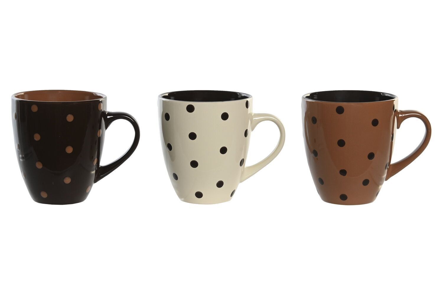 BECHER AUS STEINZEUG 13X9,5X10,5 300 ML, 3 SORTIMENTE. PC205094