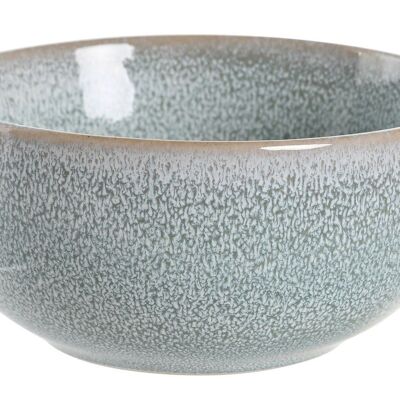 GLAZED STONEWARE BOWL 13,3X13,3X6,7 BLUE PC205134