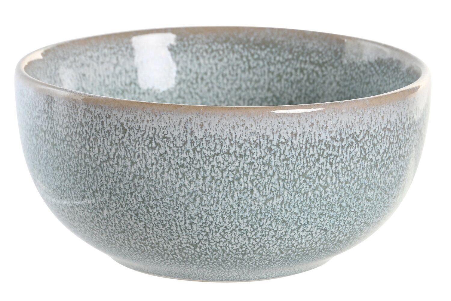 SCHALE AUS GLASIERTEM STEINZEUG 13,3X13,3X6,7 BLAU PC205134