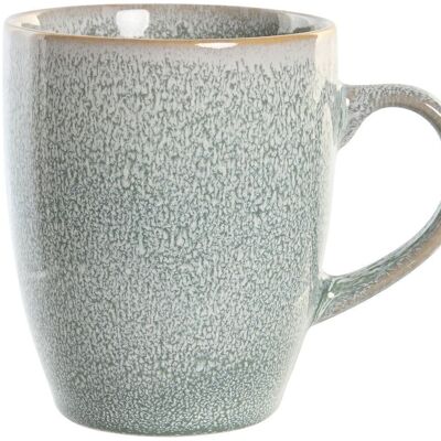 GLAZED STONEWARE MUG 12X8X10 330ML BLUE PC205135