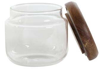 POT SET 3 VERRE ACACIA 8,5X8,5X7,5 300ML PC205141 2