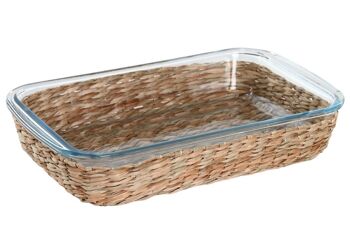 PLATEAU EN FIBRE DE VERRE 29.5X18X5 1.8L FOUR PC205142 1