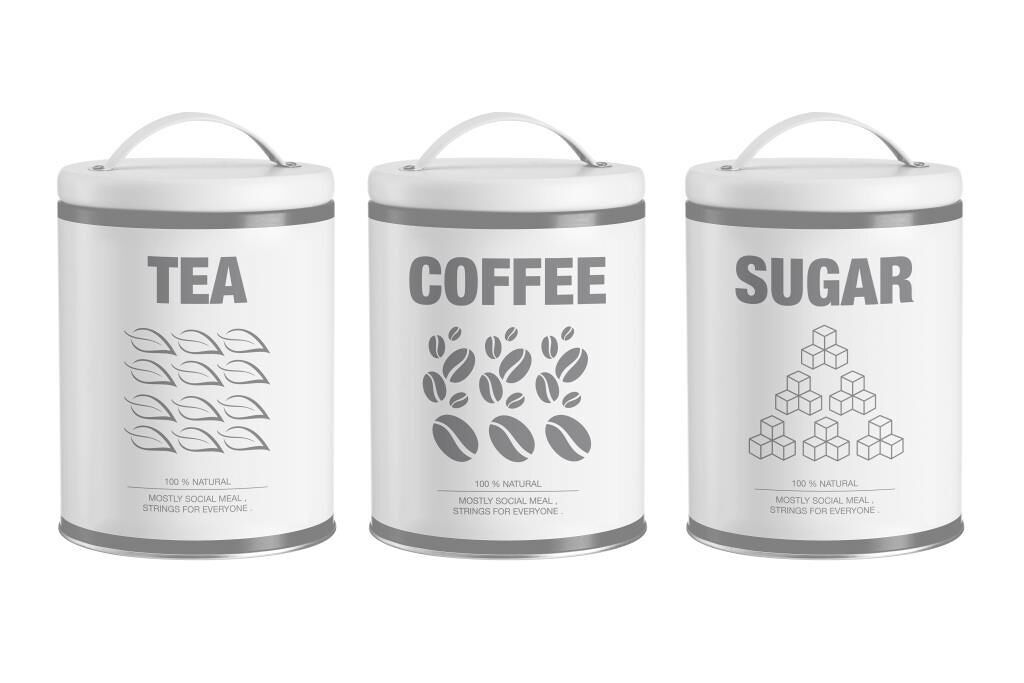 BARATTOLO METALLO 10,5X10,5X16 3 ASSORTIMENTI. PC205350