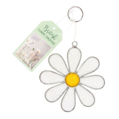 White Daisy Suncatcher