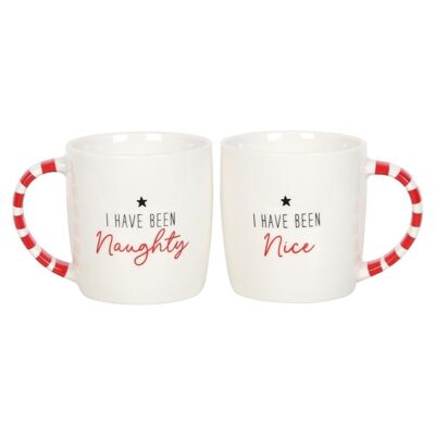 Naughty and Nice Couples Mug Set