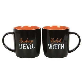 Ensemble de tasses Wicked Witch et Handsome Devil Couples 2