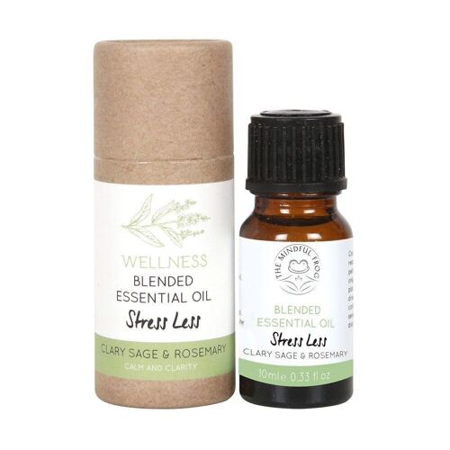 Stress Less Clary Sage & Rosemary Blended Essential Oil