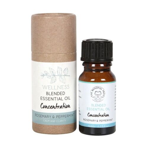 Concentration Rosemary & Peppermint Blended Essential Oil