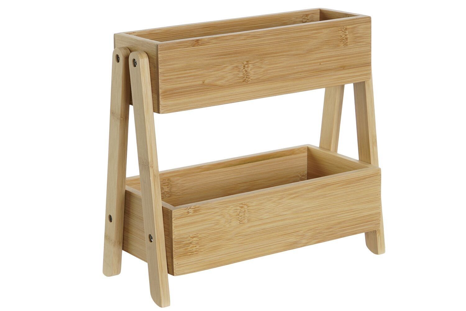 BAMBOO SHELF 27X12X25 2 FLOORS NATURAL SPECIERO PC207675