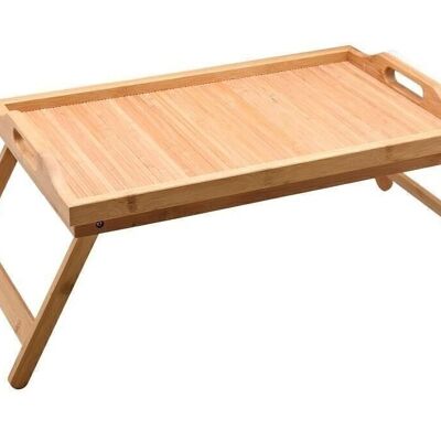 BAMBOO TRAY 64X30X24 NATURAL LEGS PC207687