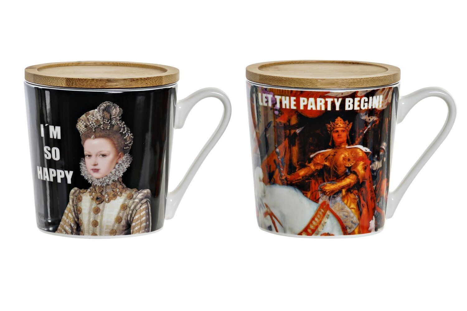 TAZZA PER INFUSO IN PORCELLANA 13X9,5X10 400 ML. DIVERTIMENTO D'ARTE SM173894