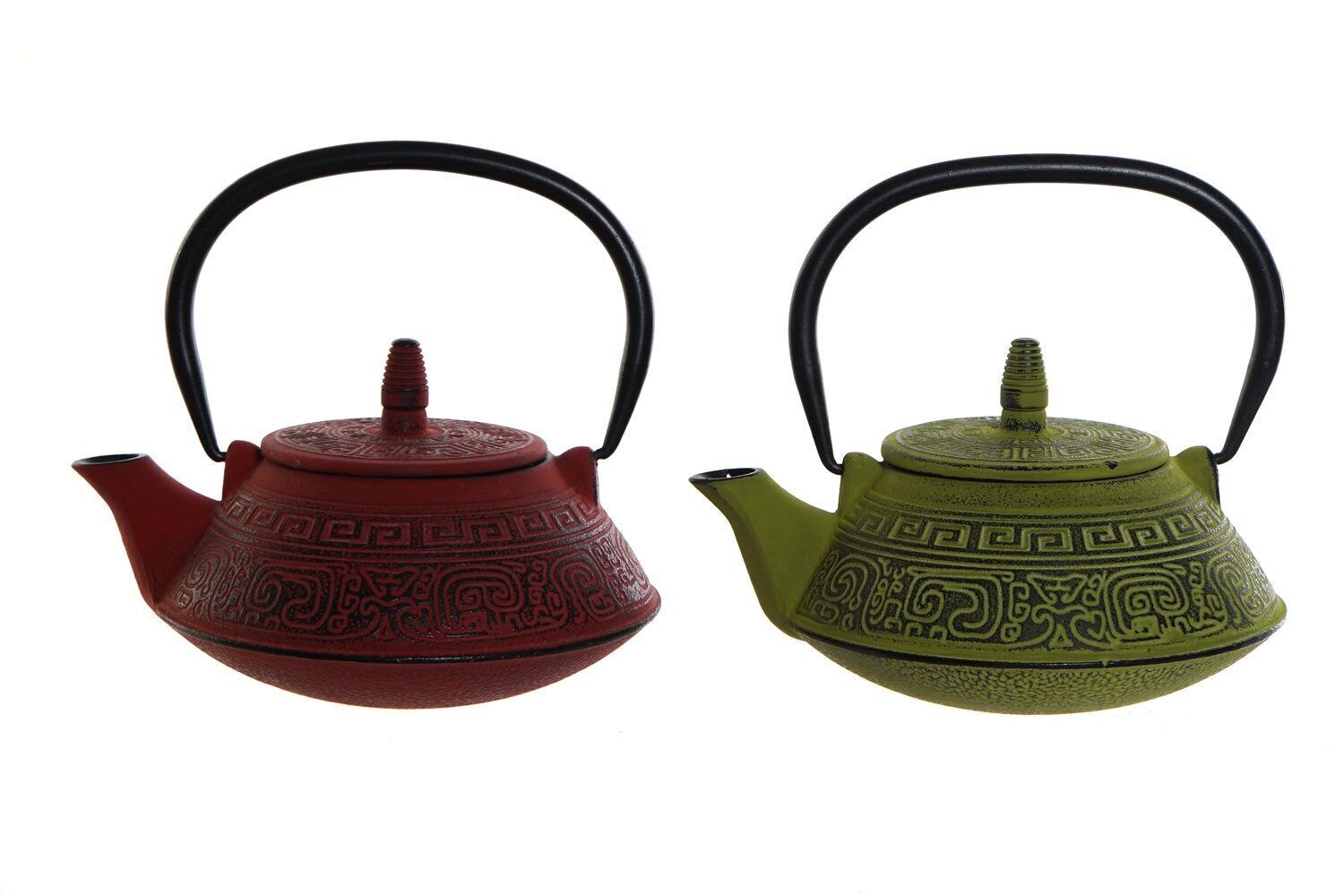 THÉIÈRE FONTE INOX 18X16X12 800ML, 2 ASSORTIS. SM175637