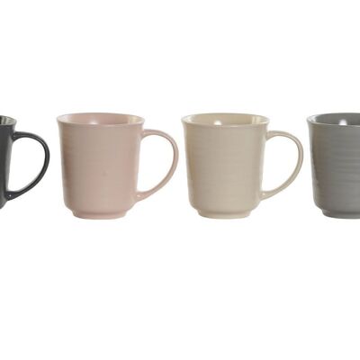 STONEWARE MUG 14X10.5X11.5 510 ML, 4 ASSORTMENTS. SM177635