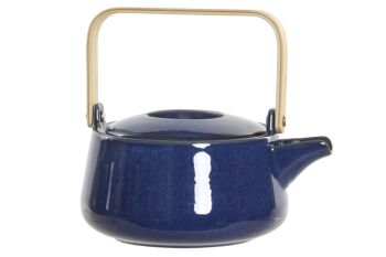 THÉIÈRE PORCELAINE BAMBOU 21X17X10 1L. BLEU SM183208 1