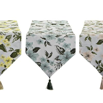 POLYESTER TABLE RUNNER 30X180 150 GSM, FLORES 3 SUR TX189691