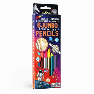 EEBOO SOLAR SYSTEM 6 BIG PENCILS