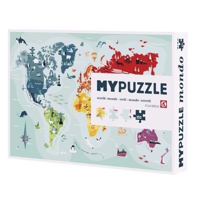 HELVETIQ MYPUZZLE MUNDO 1000 piezas