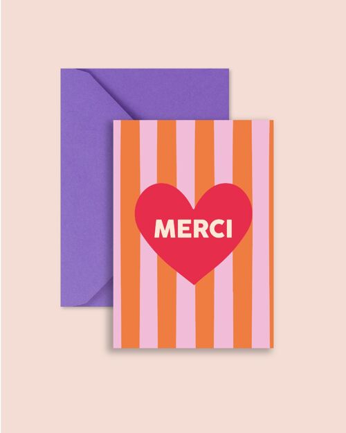 Carte postale - Merci