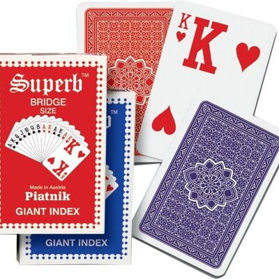 PIATNIK THEME CARDS SUPERB 2 GIANT INDEX