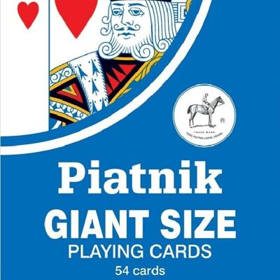 PIATNIK Card Game GIANT CARDS