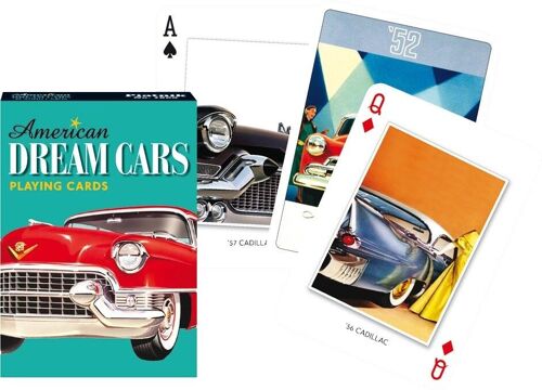 PIATNIK Cartes thématiques AMERICAN DREAM CARS