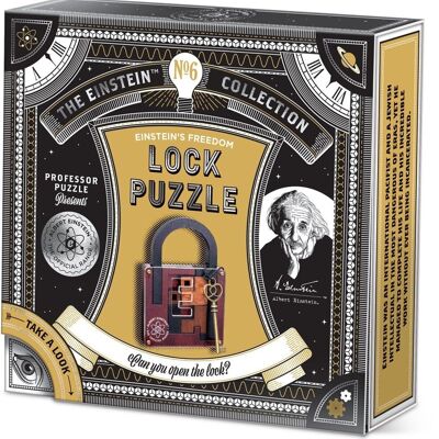PROFESSOR PUZZLE Puzzle LOCK EINSTEIN N6