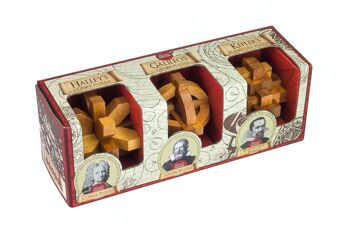 PROFESSOR PUZZLE Casse-tête SET DE 3 1