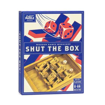 PROFESSOR PUZZLE SHUT THE BOX - BOIS VINTAGE