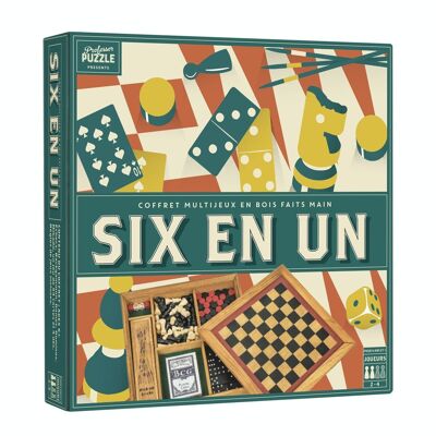 PROFESSOR PUZZLE SIX IN ONE - BOX 6 GAMES