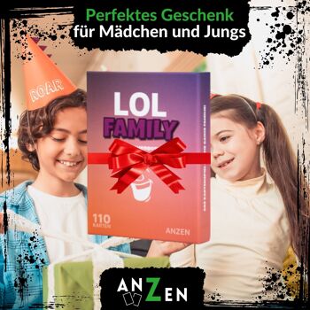 LOL FAMILY - Rire "interdit" | Jeu de 110 cartes | Jeu de société pour toute la famille à partir de 8 ans | Jeu LOL et cadeau parfait 4