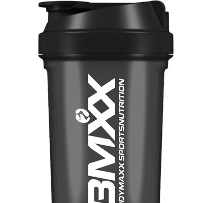 BMXX Protein Shaker 500 ml con compartimento inferior de almacenamiento de 150 ml
