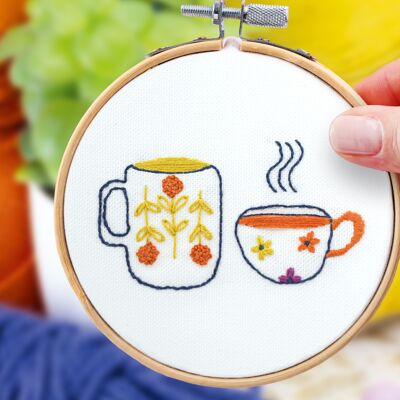 Les French Kits - Decorative embroidery - Tea time