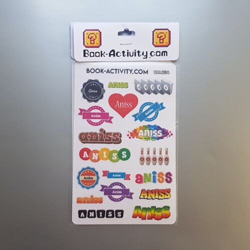 Stickers À Personnaliser Avec Le Prénom Aniss : Ajoutez Une Touche Unique À Votre Quotidien