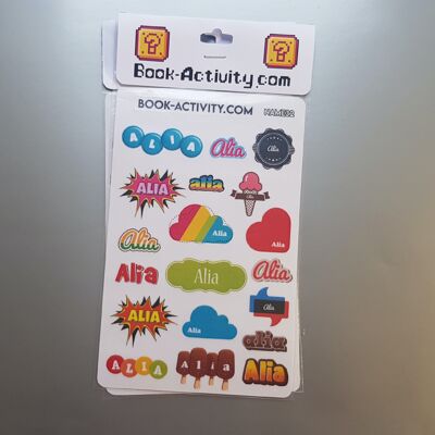 Stickers À Personnaliser Avec Le Prénom Alia : Ajoutez Une Touche Unique À Votre Quotidien