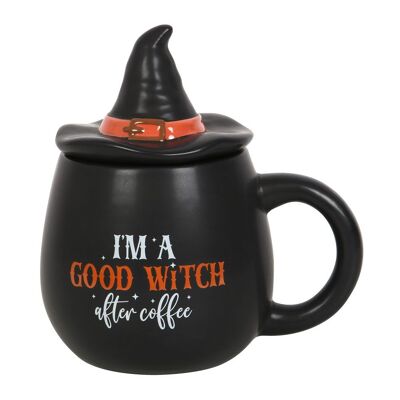 Tazza con coperchio I'm a Good Witch After Coffee