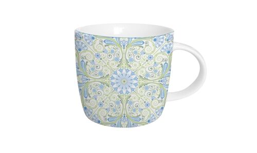 MUG PORCELANA 12X8,5X9 350ML, AZULEJOS 3 SURT. PC202614