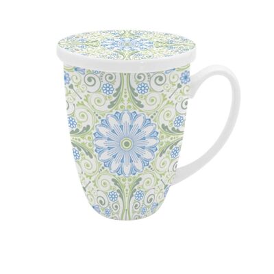 MUG INFUSIONES PORCELANA 12X9X11 380ML 3 SURT. PC202615