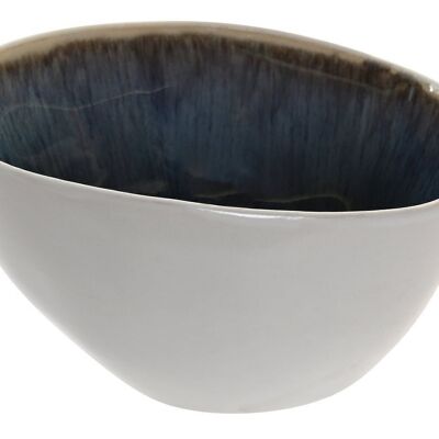 GLAZED STONEWARE BOWL 10X7X6 120ML AGED SAUCE PC202625