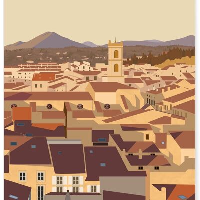 Manifesto illustrativo della città di Montélimar