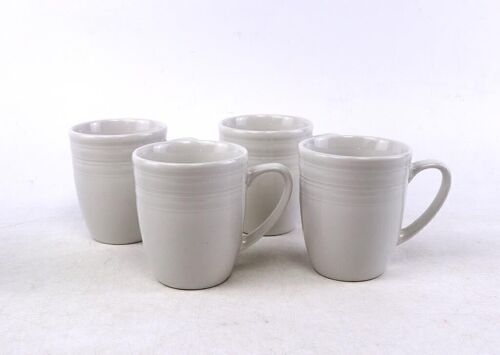 MUG SET 4 PORCELANA 12X10X9 330ML BLANCO PC208146