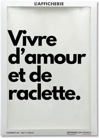 Affiche Vivre d'amour et de raclette 2