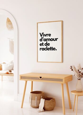 Affiche Vivre d'amour et de raclette 4
