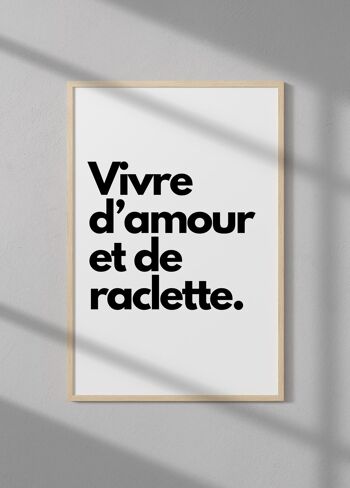 Affiche Vivre d'amour et de raclette 5