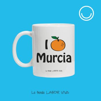 Mug touristique "J'aime Murcie", souvenir Région de Murcie 4