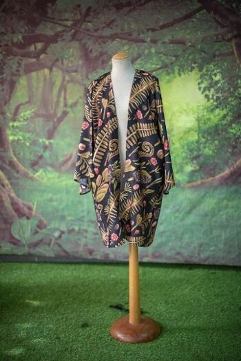 Fern and Forest Fruits Robe Sylky Clothing Cardigan Kimono Fashion cover up Boho Summer boho veste cadeau pour professeur goblincore sorcière 3