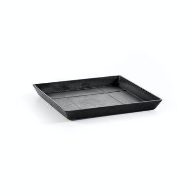 Soucoupe Carrée Anthracite L18 | ECOPOTS