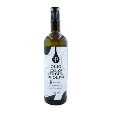 Huile d'olive extra vierge en bouteille - Multivariétal - 1L