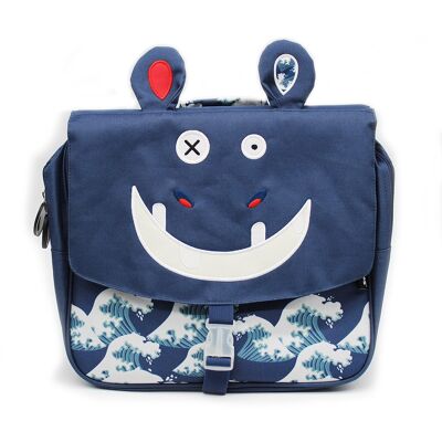 Satchel 32 cm Hippipos the hippopotamus