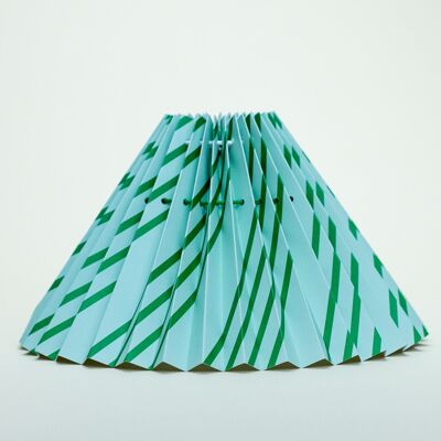 Lamp shade - Green stripes